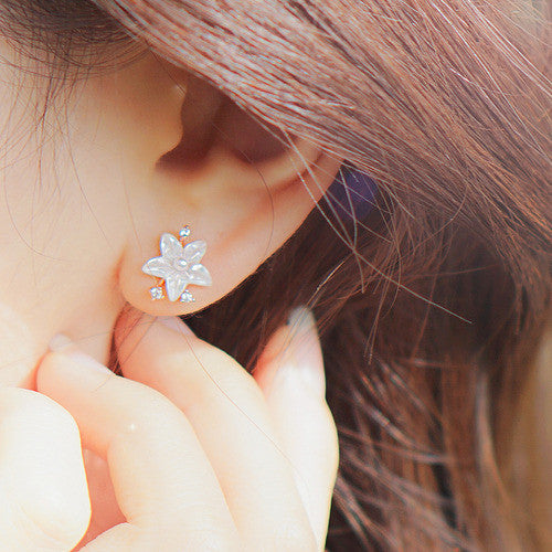 JASMINE Earring (silver pin) - Wingbling Global
