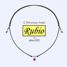  RUBIO Anklet (birthstone) - Wingbling Global