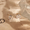 [14K Gold] Again Triangle Stud Earrings