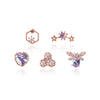 Lavender Scent Piercings Set