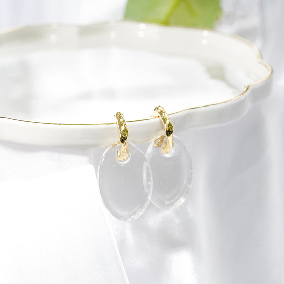 Shine Glass Earrings