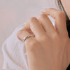 [925 silver] Bold Wave Ring