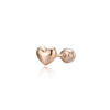 14k Dazzling Heart Piercing