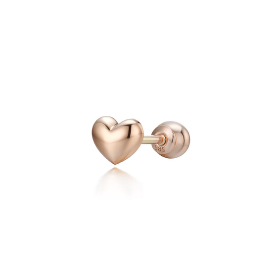 14k Dazzling Heart Piercing