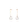 [14K GOLD] Prince Pearl Drop Earrings