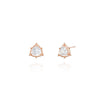 [14K GOLD] Misty Stud Earrings