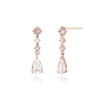 [(G)I-DLE MIYEON][14K Gold] Scarlett Morganite Earrings