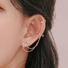 Pinkish love Earring Earcuff