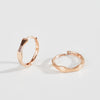 [14K Gold] Luniel Hoop Earrings