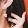 SALLYANA Flower Drop Earrings