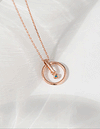 [925 silver] Luminous Diamond Necklace