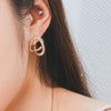 GOLD LADY Earring (silver post) - Wingbling Global