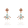 Aqua Drop Earrings