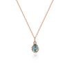 14k Pure Blue Necklace