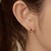 925 silver Bazel Hoop Earrings