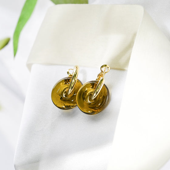 Glass Tube Earrings