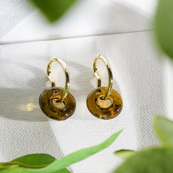Glass Wave Earrings