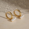 925 silver Debe Hoop Earrings