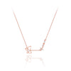 Butterfly on Petal Necklace