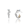 Garden Cat Wheel Earrings