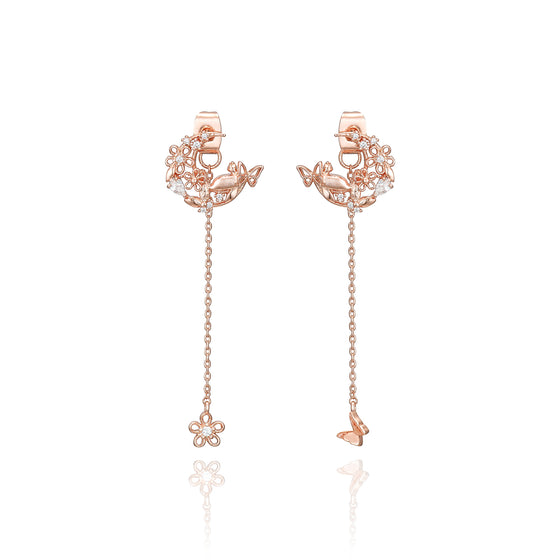 Blooming Cat Earrings