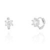 [925 silver] Shine Motion Hoop Earrings