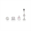 EVERYDAY SEOUL Earring/Piercing Set (4pcs)
