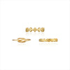Mono Crumple Rings SET