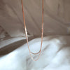 [AESPA NINGNING][925 Silver] Dual Chain Necklace