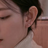 [14K GOLD] Rossell Stud Earrings