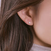 [14K GOLD] Drancy Stud Earrings