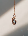 [18K Gold] Liena Blue Topaz Necklace