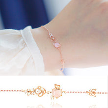  ALLIE Bracelet (12 birthflower, rose quartz) - Wingbling Global