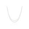[AESPA NINGNING][925 Silver] Dual Chain Necklace