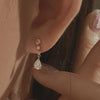 [(G)I-DLE MIYEON][14K Gold] Scarlett Morganite Earrings