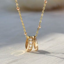  14k Reine Mirror Ball Chain Necklace