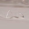 [925 Silver] Twin Huggie Hoop Earrings
