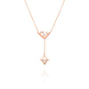 Goddess of Victory_Victoria Cube Drop Necklace