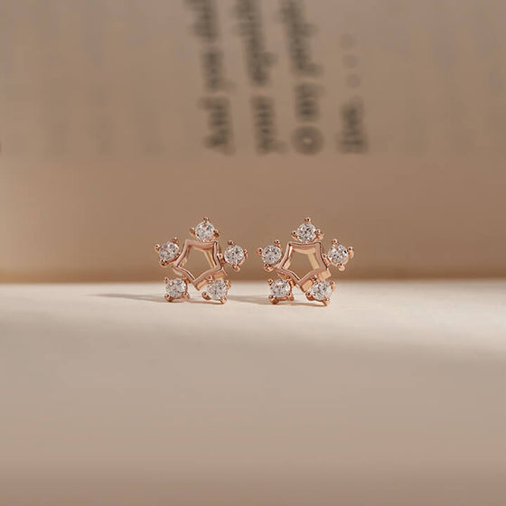 [14K Gold] Etoile Earrings