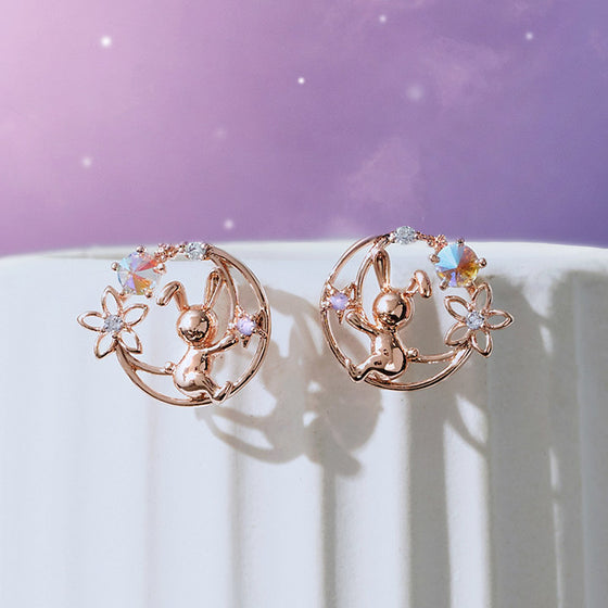 Moon Rabbit Earrings