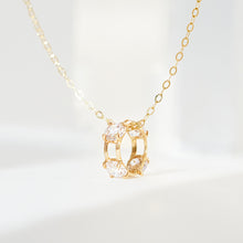 14k Del Ring Necklace