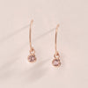 [14K Gold] Solid Morganite Earrings