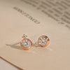 [14K Gold] Robe Stud Earrings