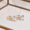 [14K Gold] Jenew Huggie Hoop Earrings