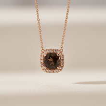  [18K Gold] Peleuche Smokey Quartz Necklace