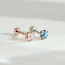  925 silver Humming Flower Piercing