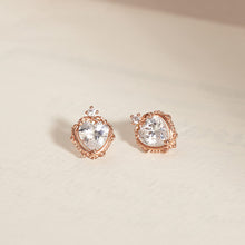  [14K Gold] Aura Heart Earrings
