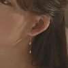[14K Gold] Tear Morganite Earrings