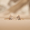 [14K Gold] Again Triangle Stud Earrings