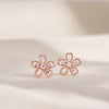 [14K Gold] Pansy Earrings
